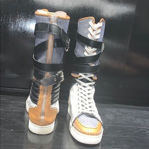 Christian Louboutin men’s 1160575 flat/jeans boots